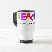Leraar een andere naam: Hero Travel Mug Reisbeker (Voorkant links)