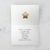 Leraar, een Christelijk kerstkruis Feestdagen Kaart (Binnen)