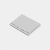 Leraar een intellectuele badass Inspirerend citaat Post-it® Notes (Schuin)