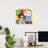 Leraar/eender welk Poster (Thuiskantoor)