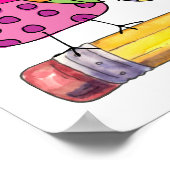 Leraar/eender welk Poster (Hoek)