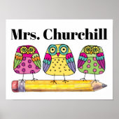 Leraar/eender welk Poster (Voorkant)