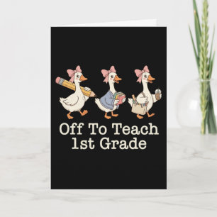 Leraar Eerste Klas Gaat 1e Klas Onderwijzen Schatt Kaart