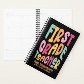 Leraar Eerste Klas Kleurrijke Tekst Planner (Display)