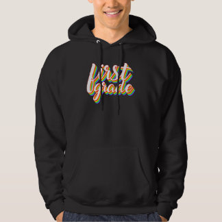 Leraar Eerste Klas Retro Vintage 1e Klas Leraar Hoodie