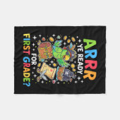 leraar eerste klas terug naar school piraat fleece deken (Voorkant (Horizontaal))