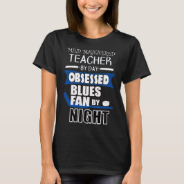 Leraar en Blues Hockey Fan, Blues T-shirt
