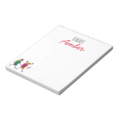 Leraar en Kinder Notitieblok aanpassen (Linkerzijde)