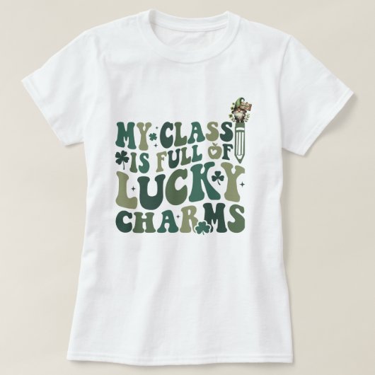 Leraar en Professor St. Patrick's Day Mijn Klas T-shirt (Design voorkant)