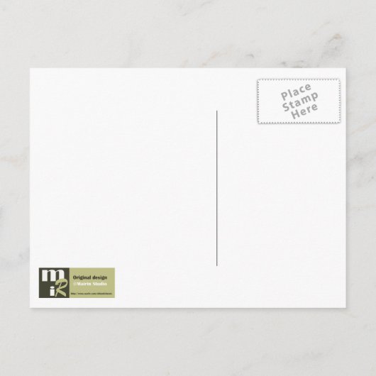 Leraar en studenten. Briefkaarten (Achterkant)