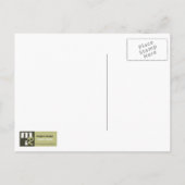 Leraar en studenten.  kunst briefkaart (Achterkant)