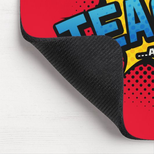 Leraar en superheld - Schooleinde van term Gift Muismat (Hoek)