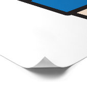 Leraar en whiteboard poster (Hoek)