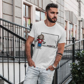 Leraar en whiteboard t-shirt