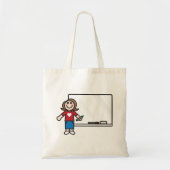 Leraar en whiteboard tote bag (Voorkant)