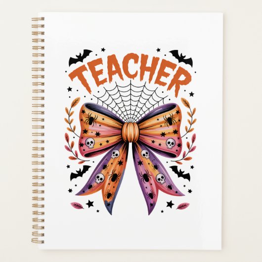 Leraar Enge Halloween Planner (Voorkant)