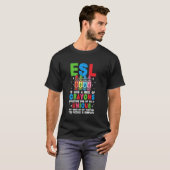 Leraar Engels als Tweede Taal T-shirt (Voorkant volledig)