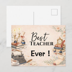 Leraar Engels Bedankcadeau Einde Schooljaar Briefkaart