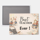 Leraar Engels Bedankcadeau Einde Schooljaar Magneet (Voorkant / Achterkant)