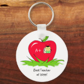 Leraar-evaluatiedespel voor beste leraar sleutelhanger (Voorkant)