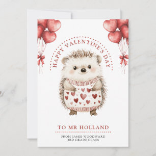 Leraar Fijne Valentijnsdag    Feestdagenkaart