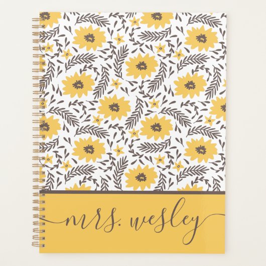 Leraar Floral Planner (Voorkant)