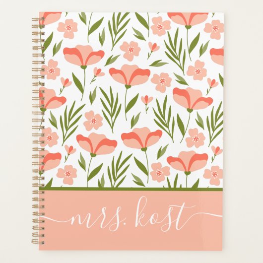 Leraar Floral Planner (Voorkant)