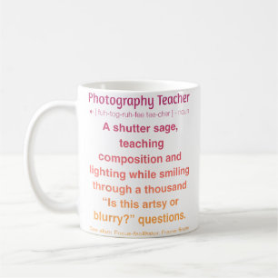 Leraar fotografie koffiemok