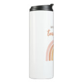 Leraar Fuel Boho Rainbow Teacher Appreciation Thermosbeker (Gedraaid links)