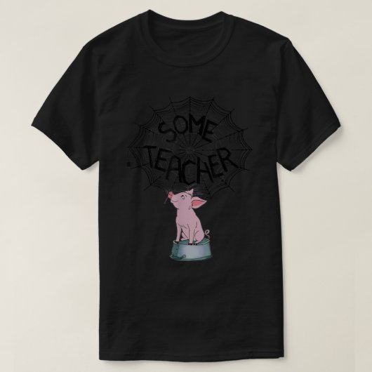 Leraar Funny Pig Web 5307 T-shirt (Design voorkant)