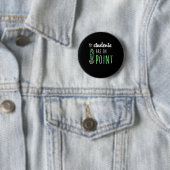 Leraar geeft mijn studenten een punt ronde button 5,7 cm (In situ)