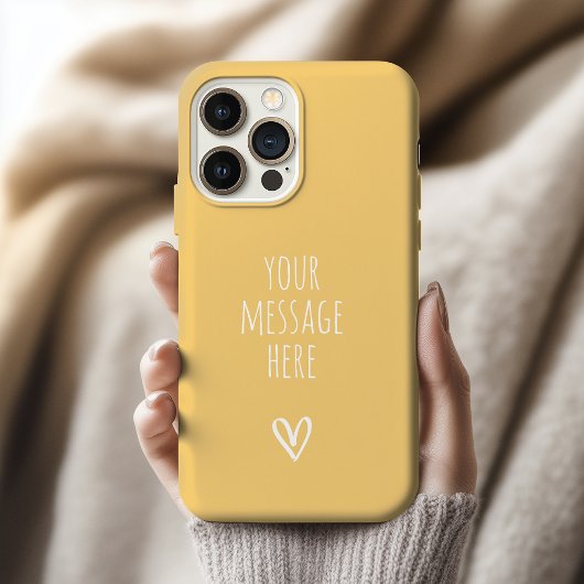 Leraar | Gele Geschenk voor Afgestudeerden met Eig iPhone 15 Case