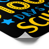 Leraar - Gelukkige 100ste schooldag We hebben 100  Poster (Hoek)