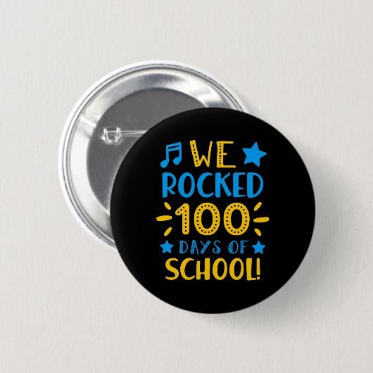 Leraar - Gelukkige 100ste schooldag We hebben 100  Ronde Button 5,7 Cm (Voorkant /achterkant)