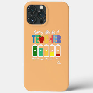 Leraar Gelukkige Eerste Dag Van School Batterijduu Case-Mate iPhone Case