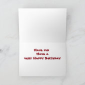 ***LERAAR*** GELUKKIGE VERJAARDAG **A+** KAART (Binnen)