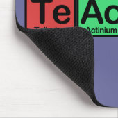 Leraar gemaakt van de kleuren van Elementen Muismat (Hoek)