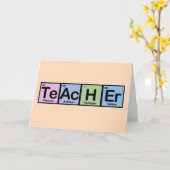 Leraar gemaakt van elementen kaart (Gele Bloem)