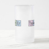 Leraar gemaakt van elementen matglas bierpul (Center)