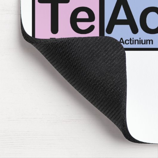 Leraar gemaakt van elementen muismat (Hoek)