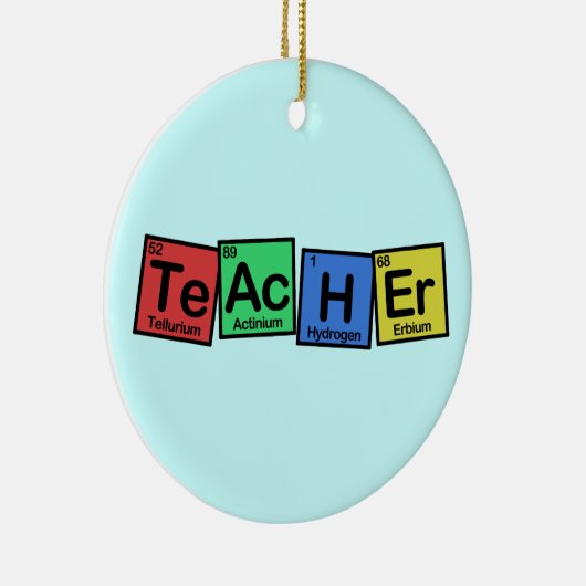 Leraar gemaakt van Elementengrillig Keramisch Ornament (Rechts)