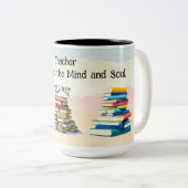 Leraar genezer van geest en ziel tweekleurige koffiemok (Voorkant rechts)