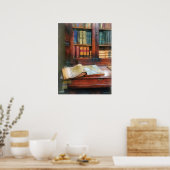 Leraar - Geografisch Boek Poster (Keuken)