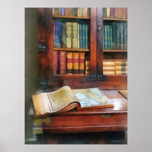 Leraar - Geografisch Boek Poster (Voorkant)