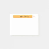 Leraar Gepersonaliseerde advertentie Deze notities Post-it® Notes (Voorkant)