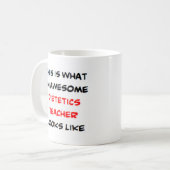 leraar geweldige diëtetica koffiemok (Voorkant links)