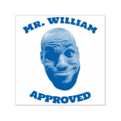 Leraar Gezichtstempel, Grappige Gezicht Leraar Goe Zelfinktende Stempel (Design)