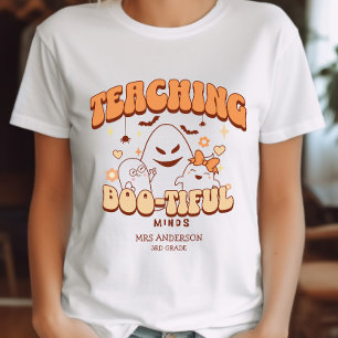 Leraar Ghost Halloween - Leren Boo-tiful Minds T-shirt
