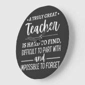 leraar Gift, een echt geweldige leraar Grote Klok (Hoek)