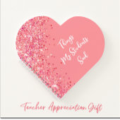 Leraar Gift Leraar Waardering Geschenk Hart Notitieboek